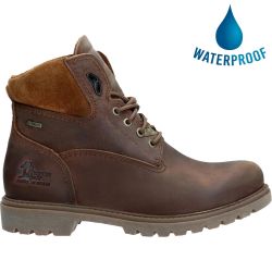 Panama Jack Men's Amur GTX Waterproof Boots - Napa Cuero Bark