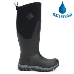 Muck Boots Womens Arctic Sport II Tall Neoprene Wellies Rain Boots - Black