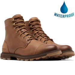 Sorel Men's Madson II Chore Waterproof Ankle Boots - Velvet Tan Gum