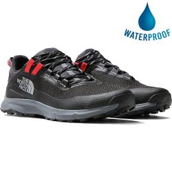 North Face Men's Cragstone Waterproof Walking Shoes - TNF Black Vandis Grey