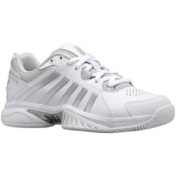 K Swiss Defier RS Mens Classic White Leather Tennis Trainers Shoes Size UK 8-13 