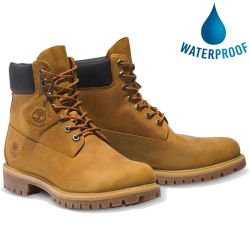Timberland Mens 6 Inch Premium Waterproof Boots - Yellow - A655H