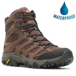 Merrell Mens Moab 3 Apex Mid WP Waterproof Walking Boots - Bracken