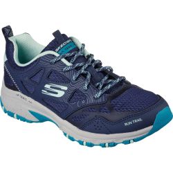 Skechers Women's Hillcrest Pure Escapade Trail Trainers - Navy Turquoise