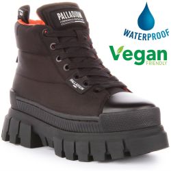 Palladium Womens Revolt Boot Overcrush Ankle Boots - Black Black