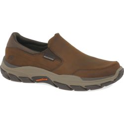 Skechers Mens Respected Calum Shoes - Dark Brown