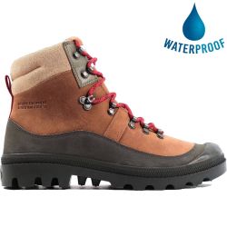 Palladium Mens Pallabrouse HKR Waterproof Ankle Boots - Surf Tan
