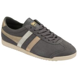 Gola Women's Bullet Mirror Trident Trainers - Ash Silver Gold