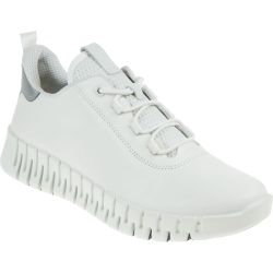 Ecco Women's Gruuv Sneaker Trainers - White Light Grey