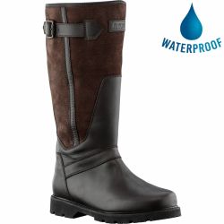 Aigle Women's Inverss GTX Waterproof Country Boots - Dark Brown