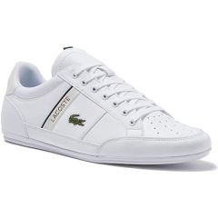 Lacoste Mens Chaymon 722-1 Leather Trainers - White Off White