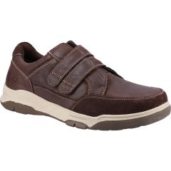 Hush Puppies Mens Fabian Double Strap Shoes - Brown