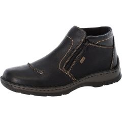 Rieker Mens Extra Wide Fit Ankle Boots - Black Black