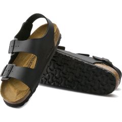 Birkenstock Mens Womens Milano Sandals Regular Fit - Black