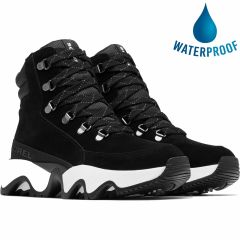 Sorel Womens Kinetic Impact Conquest Waterproof Boots - Black Sea Salt