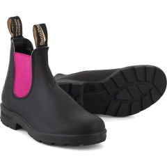 Blundstone Womens 2208 Chelsea Boots - Black Fuchsia