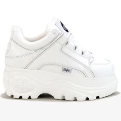 Buffalo Boots Womens 1339-14 Chunky Platform Trainers Shoes - White