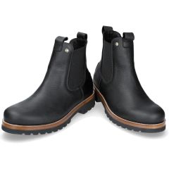 Panama Jack Mens Burton Waterproof Leather Boots - Napa Black
