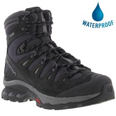 Salomon Mens Quest 4D 3 GTX Waterproof Walking Hiking Boots - Phantom Black Quiet Shade