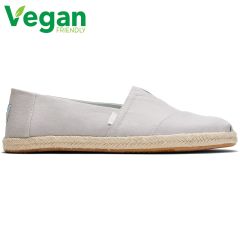 Toms Mens Classic Alpargata Espadrille Vegan Shoes - Plant Dyed Grey