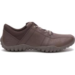 Caterpillar Mens Gus Wide Fit Shoes - Chocolate