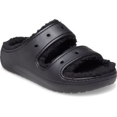 Crocs Womens Classic Cozzzy Sandals - Black