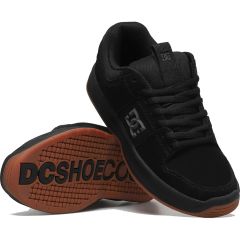 DC Mens Lynx Zero Leather Skate Shoes - Black Gum