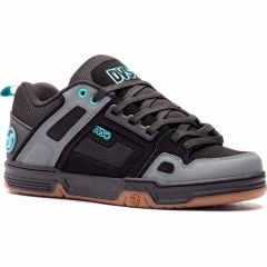 DVS Men's Comanche Skate Shoes - Black Turquoise Gum