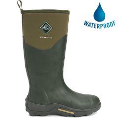 Muck Boots Mens Womens Muck Master Neoprene Wellies Rain Boots - Moss