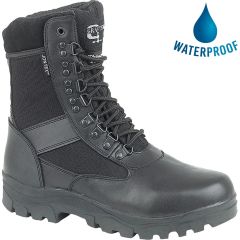 Grafters Mens Sniper Waterproof Combat Military Boots - Black