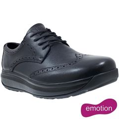Joya Mens Paso Fino II Formal Leather Shoes - Black