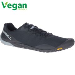 Merrell Mens Vapor Glove 4 Vegan Barefoot Shoes - Black Black