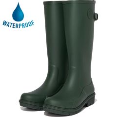 Fitflop Womens Wonderwelly Tall Wellington Boots - Deep Green
