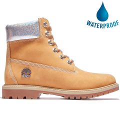 Timberland Womens 6 Inch Premium Waterproof Boots - Wheat - A2R1Z
