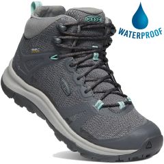 Keen Womens Terradora II Mid WP Waterproof Boots - Magnet Ocean Wave