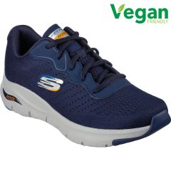 Skechers Mens Arch Fit Infinity Cool Vegan Trainers - Navy