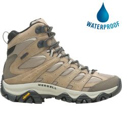 Merrell Women's Moab 3 Apex Mid Zip WP Walking Boots - Brindle