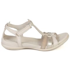 Ecco Women's Flash Sandals - Limestone White Gold Beige