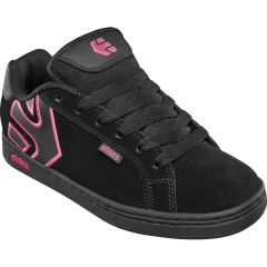 Etnies Womens Fader Skate Shoes - Black Black Pink