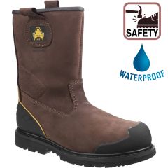Amblers Safety Mens FS223 Waterproof Safety Boots - Brown