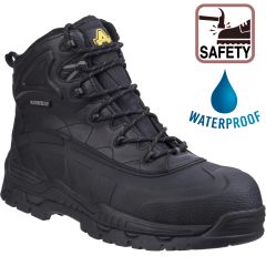 Amblers Safety Unisex FS430 Orca Waterproof Safety Boots - Black