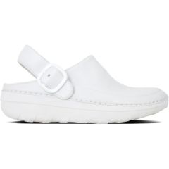 Fitflop Womens Gogh Pro Superlight Leather Clogs Shoes - White