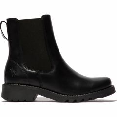 Fly London Womens Rope Chelsea Boot - Black
