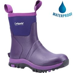 Cotswold Womens Blaze Wellington Boots - Purple