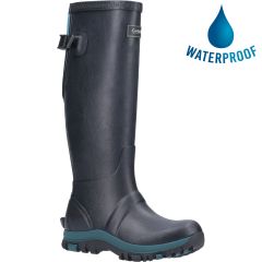 Cotswold Womens Realm Neoprene Wellington Boots - Navy Teal