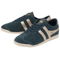 Gola Womens Bullet Pearl Classics Suede Trainers Shoes - Dark Teal