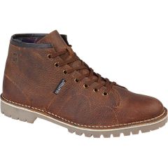 Grafters Mens Monkey Ankle Boots - Brown