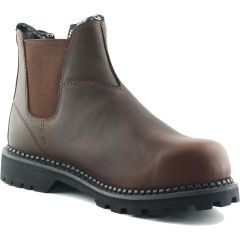 Grinders Mens Falcon Steel Toe Cap Boots - Brown
