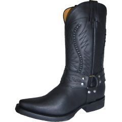 Grinders Mens Galveston Boots - Black