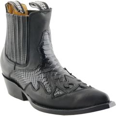 Grinders Unisex Nevada Cowboy Boots - Black